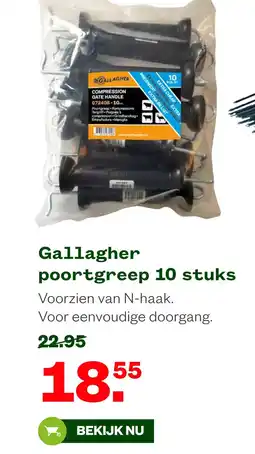 Welkoop Gallagher poortgreep 10 stuks aanbieding