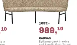 Trendhopper Eetkamerbank Kansas aanbieding