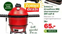 Welkoop Inkbird draadloze BBQ thermometer INT-11P-B aanbieding