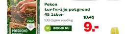 Welkoop Pokon turfvrije potgrond 45 liter aanbieding