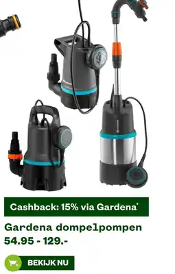 Welkoop Gardena dompelpompen aanbieding