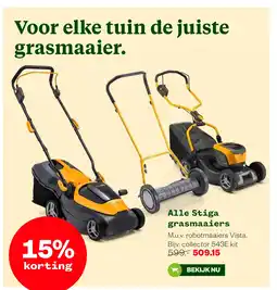 Welkoop Alle Stiga grasmaaiers aanbieding