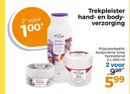 Trekpleister Trekpleister hand- en body- verzorging aanbieding