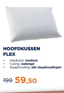 TotaalBED Hoofdkussen Flex | watergel aanbieding