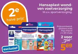 Trekpleister Hansaplast wond- ven voetverzorging aanbieding