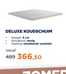 TotaalBED Topmatras Deluxe | koudschuim aanbieding