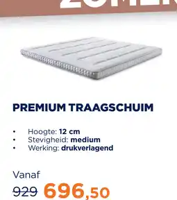 TotaalBED Topmatras Premium | traagschuim aanbieding
