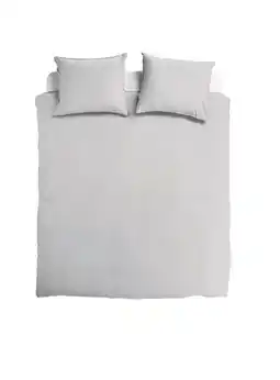 TotaalBED Dekbedovertrek Noa Ice Grey | 140 x 200/220 cm aanbieding