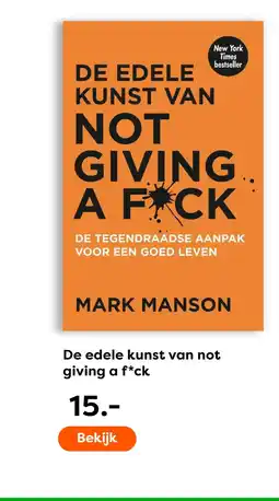 The Read Shop De edele kunst van not giving a f*ck aanbieding
