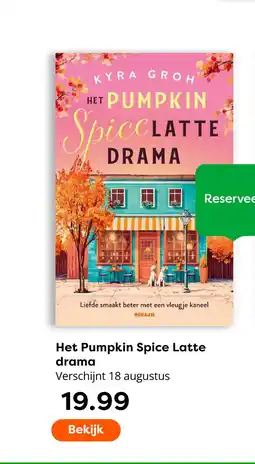 The Read Shop Het pumpkin spice latte drama aanbieding
