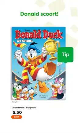 The Read Shop Donald Duck WK special aanbieding