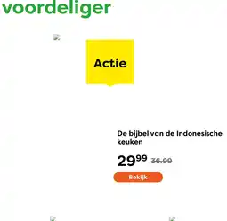 The Read Shop De bijbel van de Indonesische keuken aanbieding