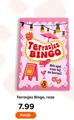 The Read Shop Terrasjes bingo roze aanbieding