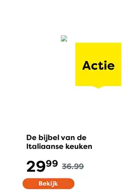The Read Shop De bijbel van de Italiaanse keuken aanbieding
