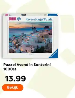 The Read Shop Puzzel avond in santorini 1000st aanbieding