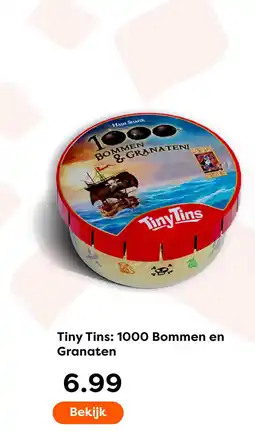 The Read Shop Tiny tins: 1000 bommen en granaten aanbieding