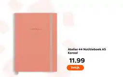 The Read Shop Atelier 44 Notitieboek A5 Koraal aanbieding