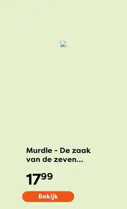 The Read Shop Murdle - De zaak van de zeven schedels aanbieding
