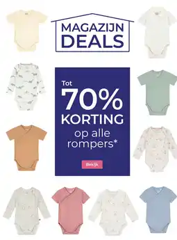 Prenatal op alle rompers aanbieding