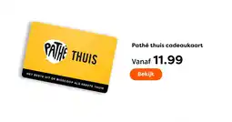 The Read Shop Pathé thuis cadeaukaart aanbieding
