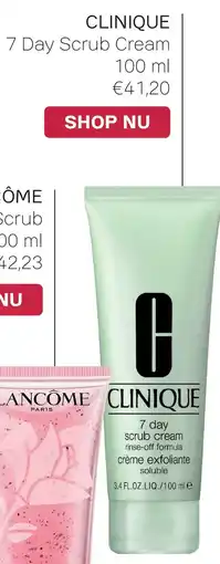 Pour Vous CLINIQUE 7 Day Scrub Cream aanbieding