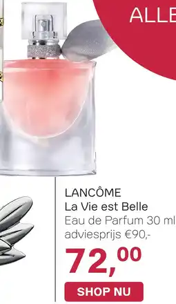 Pour Vous LANCÔME La Vie est Belle aanbieding