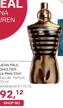 Pour Vous JEAN PAUL GAULTIER Le Male Elixir Eau de Parfum aanbieding