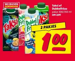 Nettorama Taksi of Dubbelfrisss aanbieding