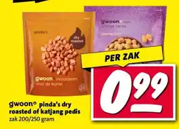 Nettorama gwoonº pinda's dry roasted of katjang pedis aanbieding