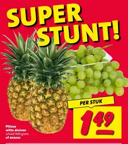 Nettorama Pitloze witte druiven aanbieding