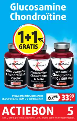 Lucovitaal Glucosamine Chondroïtine aanbieding