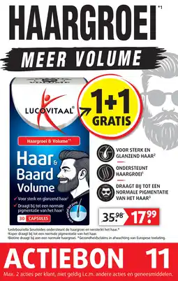 Lucovitaal Haar & Baard Volume aanbieding