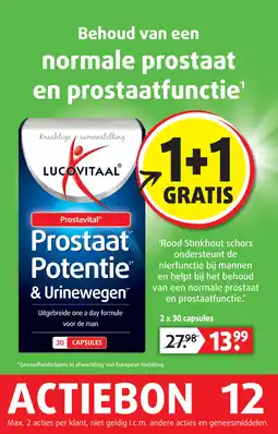 Lucovitaal Prostaat Potentie & Urinewegen aanbieding