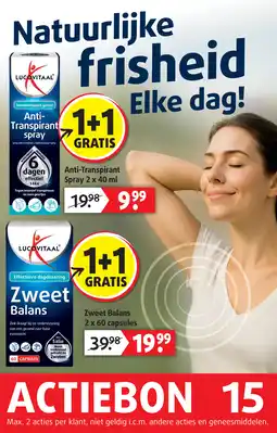 Lucovitaal Anti-Transpirant Spray aanbieding