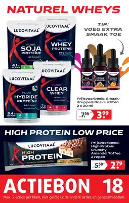 Lucovitaal Naturel Wheys aanbieding