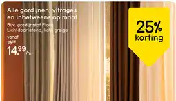 Leen Bakker Bekijk Alle gordijnen, vitrages en inbetweens op maat aanbieding