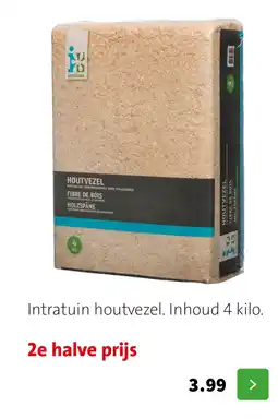 Intratuin Intratuin houtvezel. Inhoud 4 kilo. aanbieding