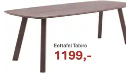 INHOUSE Eettafel Tabiro aanbieding