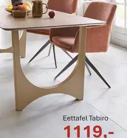 INHOUSE Eettafel Tabiro aanbieding