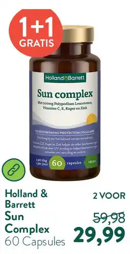 Holland & Barrett Sun Complex aanbieding