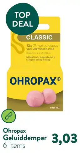 Holland & Barrett Geluiddemper aanbieding