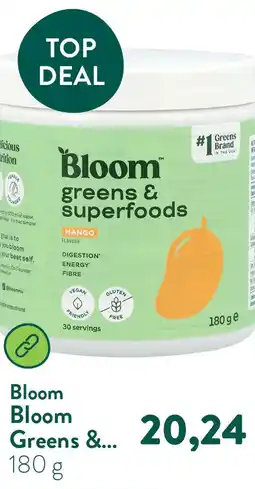 Holland & Barrett Bloom Greens & Superfoods Mango aanbieding
