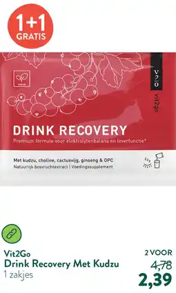 Holland & Barrett Drink Recovery Met Kudzu aanbieding