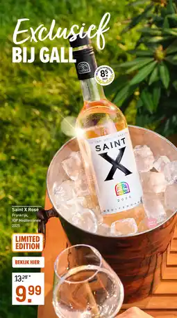Gall & Gall Saint X Rosé 75CL aanbieding
