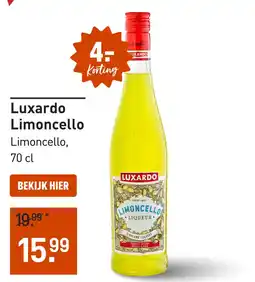 Gall & Gall Luxardo Limoncello 70CL aanbieding
