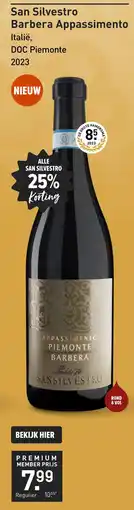 Gall & Gall San Silvestro Barbera Appassimento 75CL aanbieding