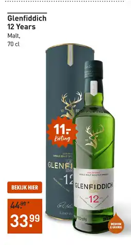 Gall & Gall Glenfiddich 12 Years 70CL aanbieding