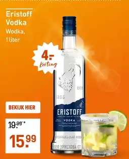 Gall & Gall Eristoff Vodka 70CL aanbieding