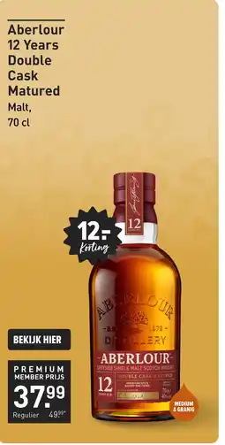 Gall & Gall Aberlour 12 Years Double Cask Matured 70CL aanbieding