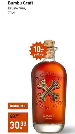 Gall & Gall Bumbu Craft 70CL aanbieding